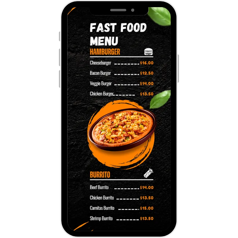 Menú digital con código QR gratis para restaurantes - BySMax